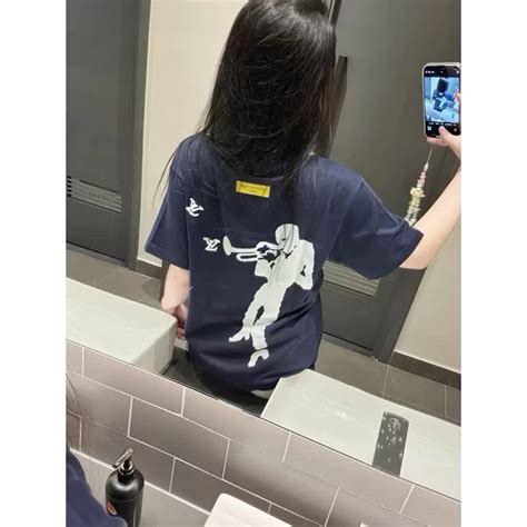 Áo Thun LV tổng hợp Hot Trend Unisex Form rộng vải cotton Co