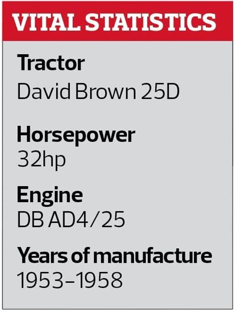 Farm Classics David Brown 25d Punched Well Above Its Weight Southern