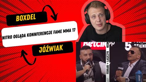 Nitro Ogl Da Ii Konferencje Fame Mma Boxdel J Wiak Dymy