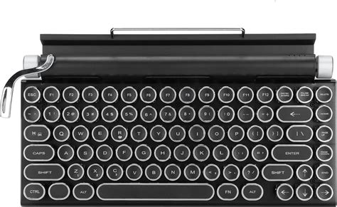 Luqeeg Retro Typewriter Keyboard Keys Typewriter Style Mechanical