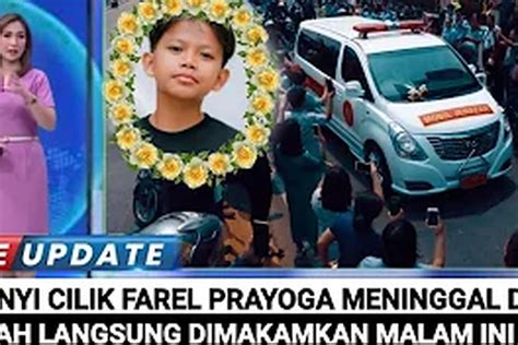 Benarkah Farel Prayoga Meninggal Dunia Karena Kecelakaan Sakit Cek