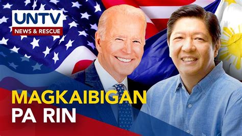 Marcos Jr Tiniyak Na Mananatiling Magkaibigan Ang PH At US Sa Ilalim