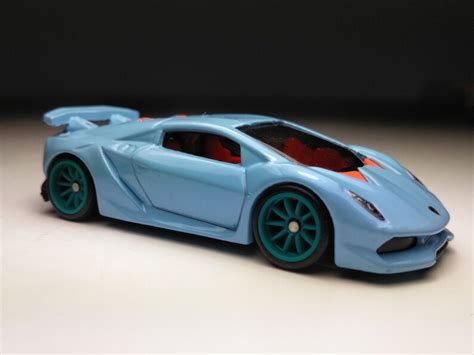 Lamborghini Sesto Elemento Hot Wheels Custom Real Rubber Etsy