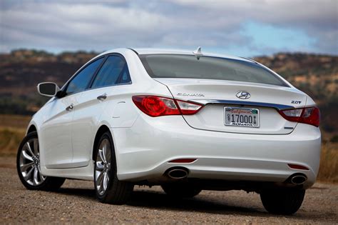 Hyundai Sonata 20t Rear View Car Pictures Images