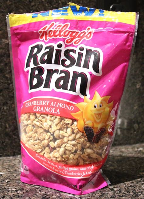 Review Kellogg S Cranberry Almond Raisin Bran Granola