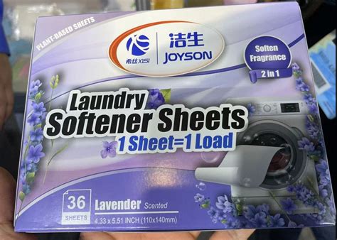 Laundry Softener Sheets 2 in 1 for Fabrics, Reduce Statics, Aromatic ...