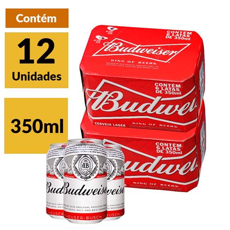 Cerveja Budweiser Ml Caixa Unidades Em Promo O Ofertas Na