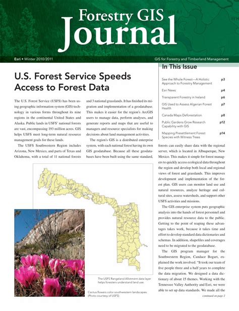 Pdf Journal Forestry Gis Esri Gis Mapping Software Spatial