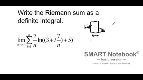 Ap Calculus Writing Riemann Sum As Definite Integral Youtube