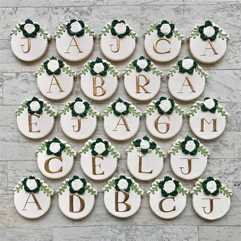 Wedding Bridal Shower Shortbread Cookies With Royal Icing Etsy