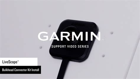 Garmin Support Livescope™ Bulkhead Connector Kit Installation Mounting Nut Youtube