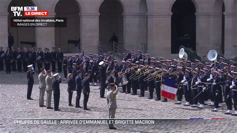 Hommage à Philippe De Gaulle La Marseillaise Retentit Dans La Cour Des