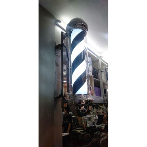 Jual Lampu Barber Pole Lampu Pangkas Rambut Salon Cm Hitam Putih