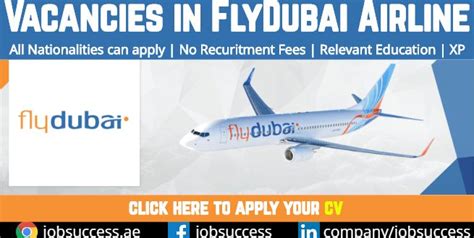 Flydubai Careers In Dubai Announced Jobs Vacancies