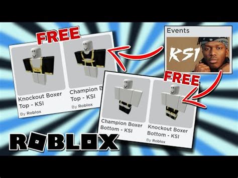 Cách Lấy 2 Bộ Đồ Miễn Phí Từ Sự Kiện KSI ROBLOX YouTube