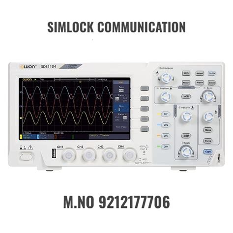 OWON SDS1104 Digital Oscilloscope 100 Mhz 4 Channel