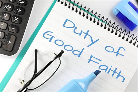 Duty Of Good Faith Free Of Charge Creative Commons Notepad 1 Image