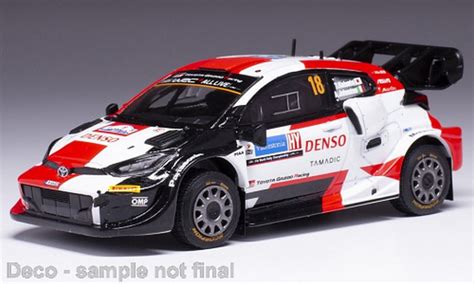 Ixo Models Ram Toyota Yaris Gr Wrc Rally Estland Katsuta