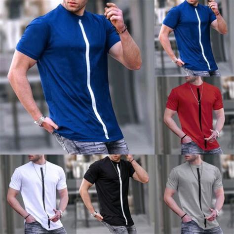 T Shirt D Entra Nement Respirant Homme Manches Courtes Coupe Mince Cou