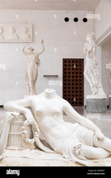 Antonio Canova Collection Classical Sculptures In White Marble