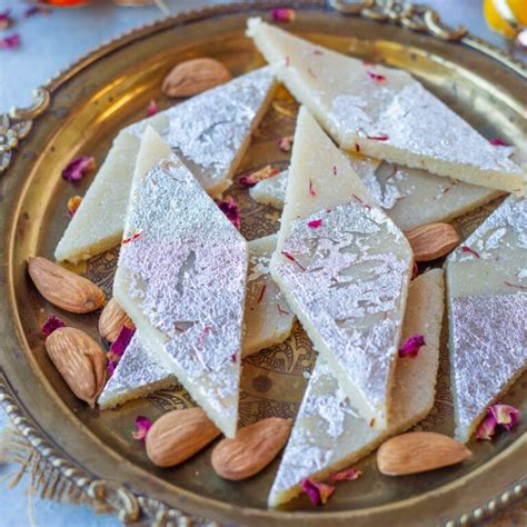 Badam Halwa With Almond Flour Piping Pot Curry