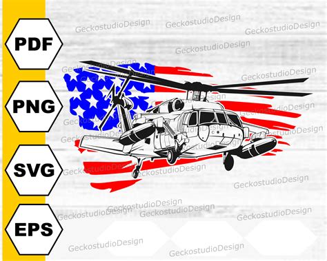 US Blackhawk Helicopter Svg Airforce Svg Helicopter Png Etsy Singapore