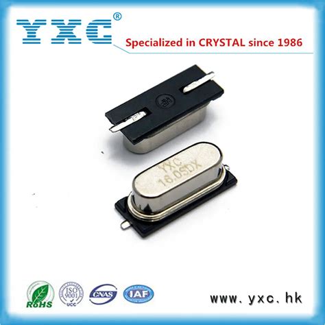 16 MHz 20PPM 20PF HC49S SMD Resonador De Cristal De Cuarzo 16 000000 M