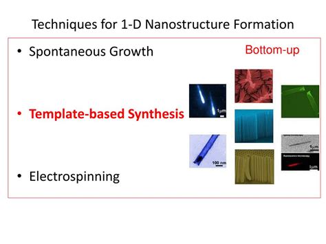 PPT Nanostructure Formation 1 D PowerPoint Presentation Free