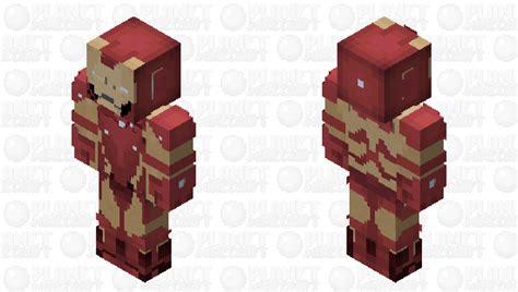 Iron Man Bleeding Edge Armor Model 37 Skin 128x128 Minecraft Skin