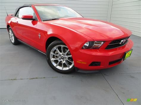 2011 Race Red Ford Mustang V6 Premium Convertible 81403563 Gtcarlot