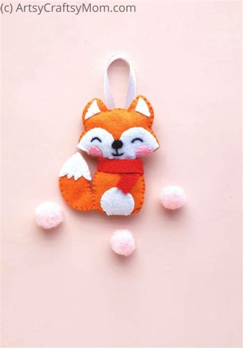 Adorable Felt Fox Craft for Kids