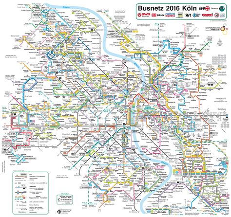 Cologne transport map