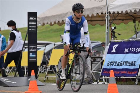 京産大アスレチック On Twitter 【 自転車競技部】第6回 全日本学生選手権個人ロードタイムトライアル自転車競技大会 埼玉県利根川上流河川敷 No 155 瀧山月斗 スタート