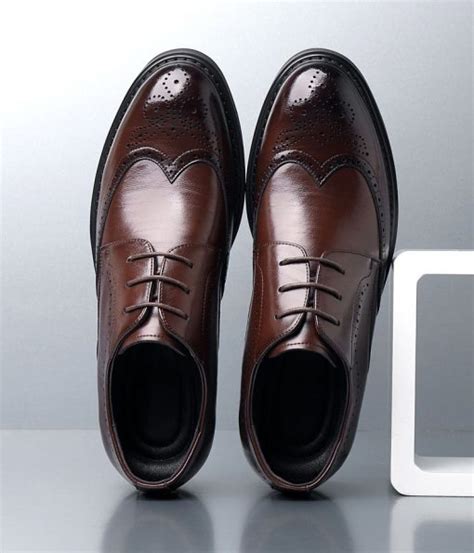 Brogue Height Increasing Formal Shoes Shoes That Make You Taller