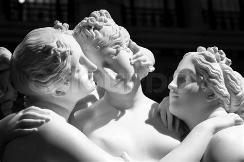 The Three Graces Le Tre Grazie By Antonio Canova Stock Image