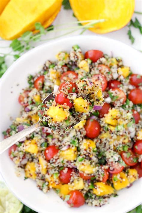 Mango Quinoa Salad Recipe Stuffed Peppers Mango Quinoa Salad