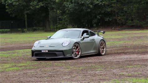 Puur Porsche Treffen 2022 Porsche 992 Gt3 Donuts In The Mud Youtube