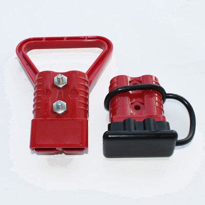 2pcs 2 0 AWG 350A Battery Red Quick Connect Disconnect Plug Kit With