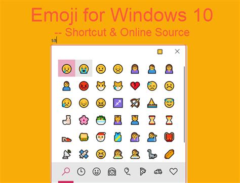 How to Use Emoji for Windows 10 with Shortcut or Online Source