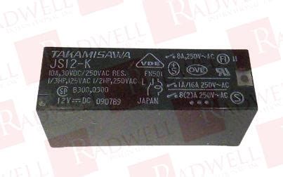 JS-12-K Relay/Socket by TAKAMISAWA
