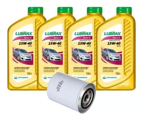 Kit Troca De Óleo Lubrax 15w40 Filtro Chevrolet Celta Frete grátis