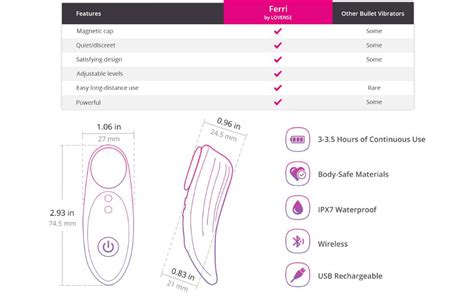 Lovense Ferri Wearable Magnetic Panty Vibrator Long