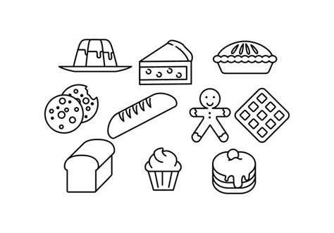 Free Food Line Icons Vector 143974 Vector Art at Vecteezy