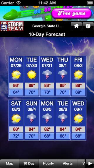 FOX 5 Storm Team app review: dedicated weather forecasting for Georgia ...