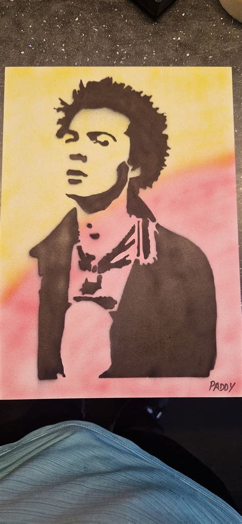 Sex Pistols Artwork A4 Hamd Made Sid Vicious Johnny Rotton Etsy UK