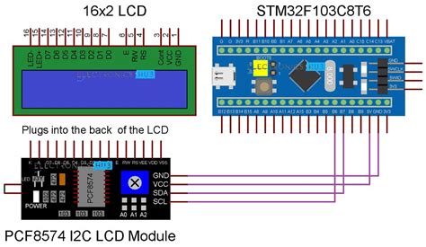 I2c To Lcd Interface Schematic