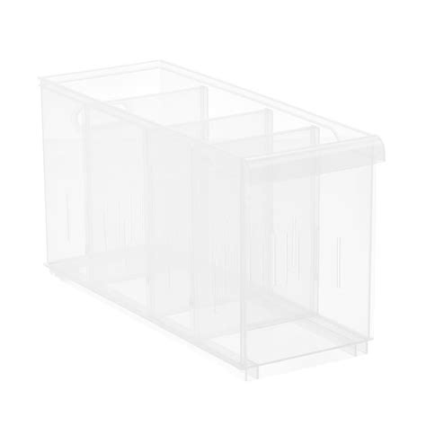 Clear Stackable Plastic Storage Bins | The Container Store