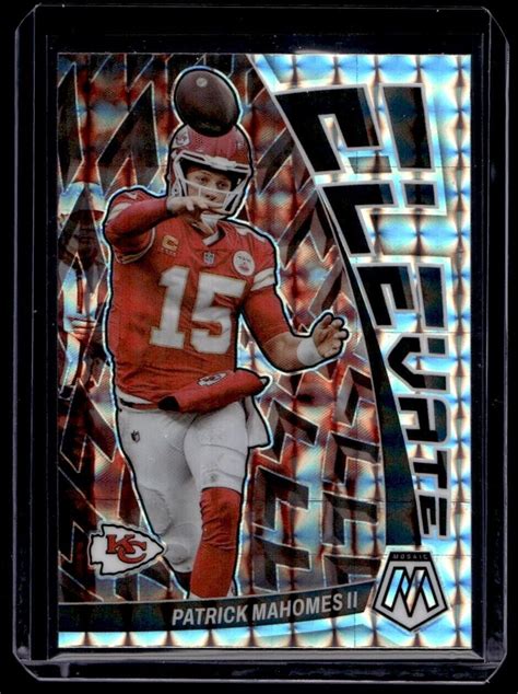 Panini Mosaic Patrick Mahomes Ii Mosaic Prizm Elevate E Pm Chiefs