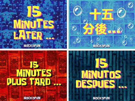 SpongeBob Time Card Generator - MockoFUN