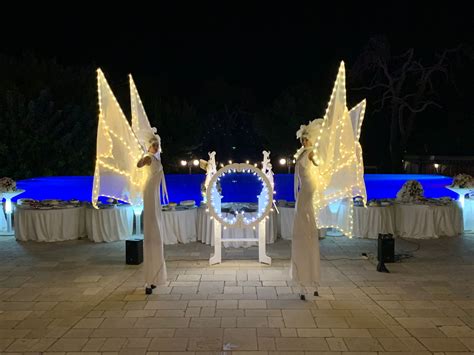 Spettacolo Per Matrimonio Light Signals Farfalle Luminose